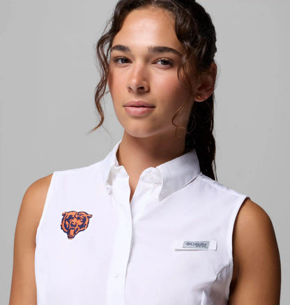 Women's PFG Tamiami Sleeveless Shirt - Chicago Bears