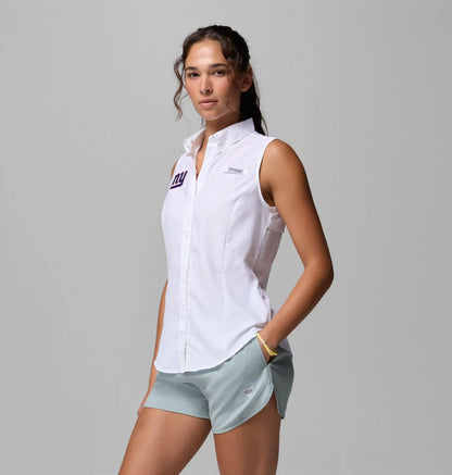 Women's PFG Tamiami Sleeveless Shirt - New York Giants