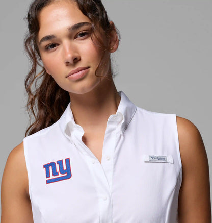 Women's PFG Tamiami Sleeveless Shirt - New York Giants
