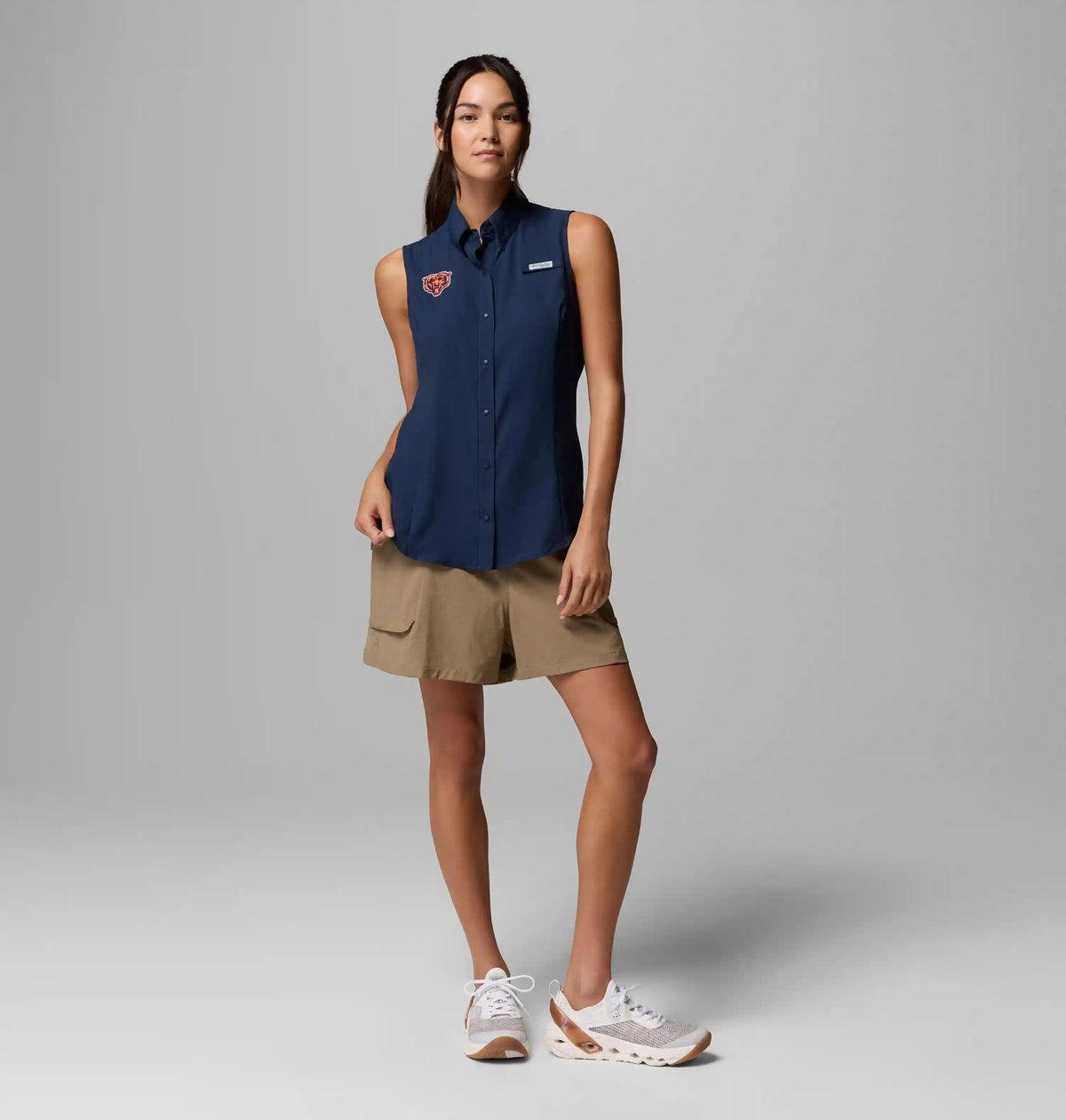 Women's PFG Tamiami Sleeveless Shirt - Chicago Bears