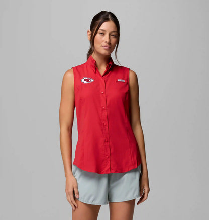 Women's PFG Tamiami Sleeveless Shirt - Kansas City