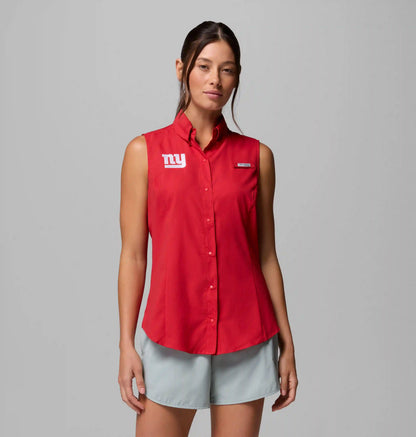 Women's PFG Tamiami Sleeveless Shirt - New York Giants