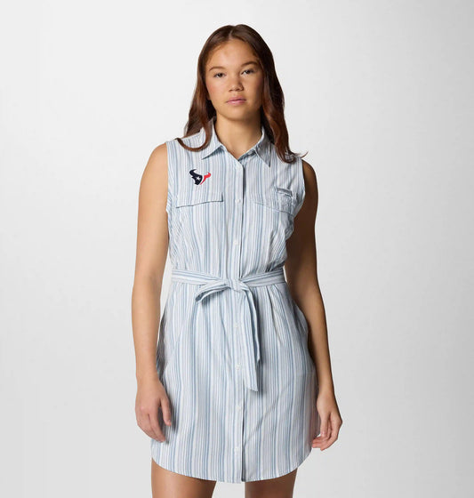 Women's PFG Sun Drifter Woven Dress II - Houston Texans