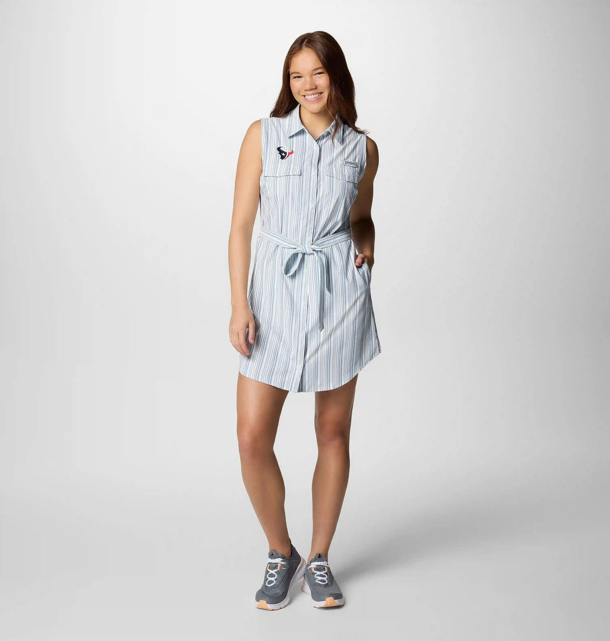 Women's PFG Sun Drifter Woven Dress II - Houston Texans