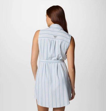 Women's PFG Sun Drifter Woven Dress II - New Orleans Saints