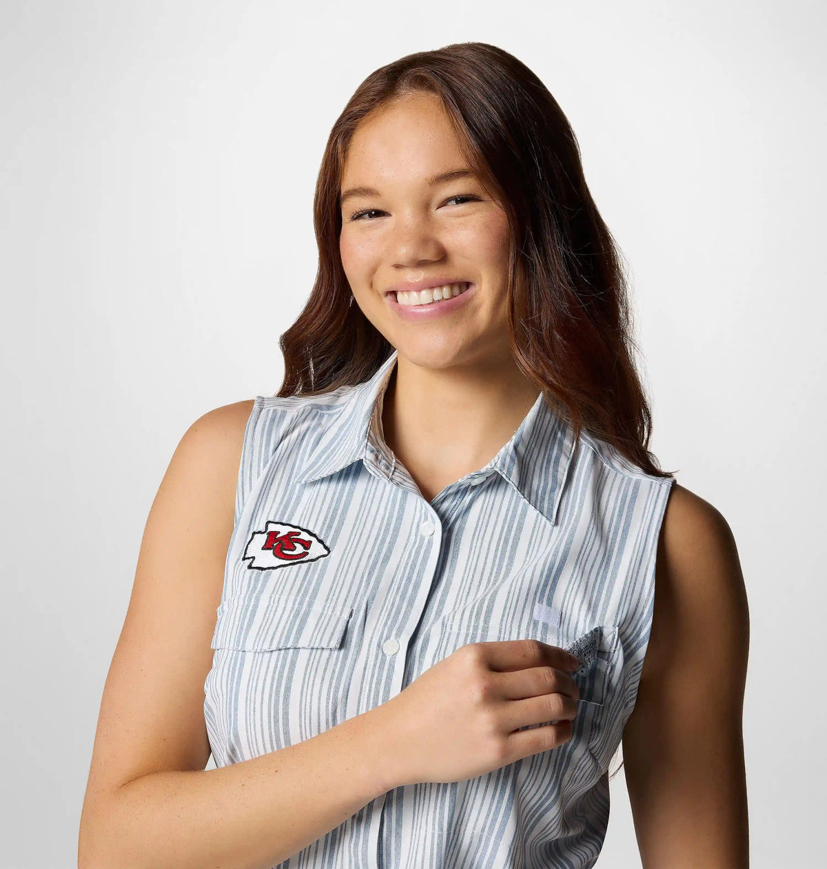 Women's PFG Sun Drifter Woven Dress II - Kansas City Chiefs