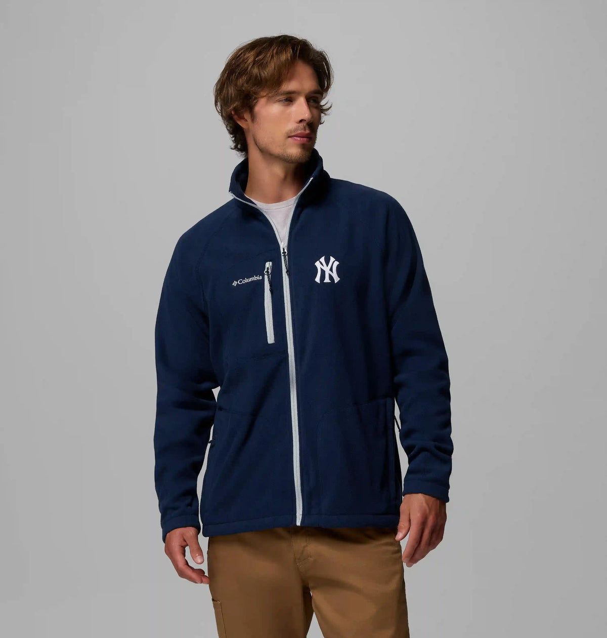MLB Fast Trek II Full Zip Fleece - New York Yankees