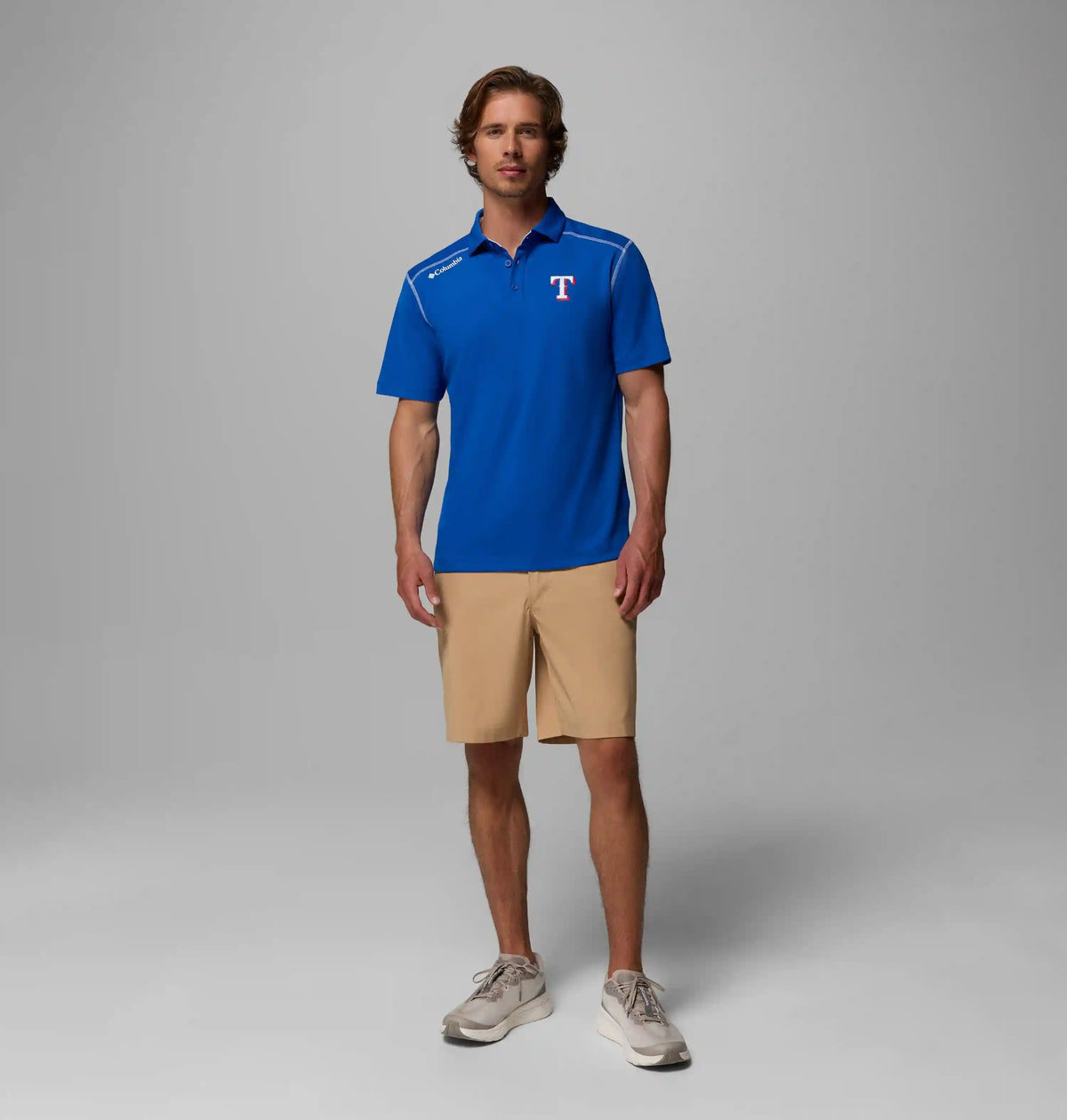 Men's Shotgun Polo - Texas Rangers