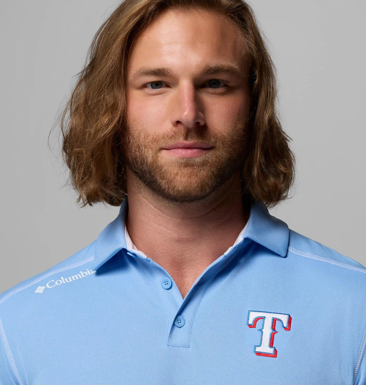 Men's Shotgun Polo - Texas Rangers