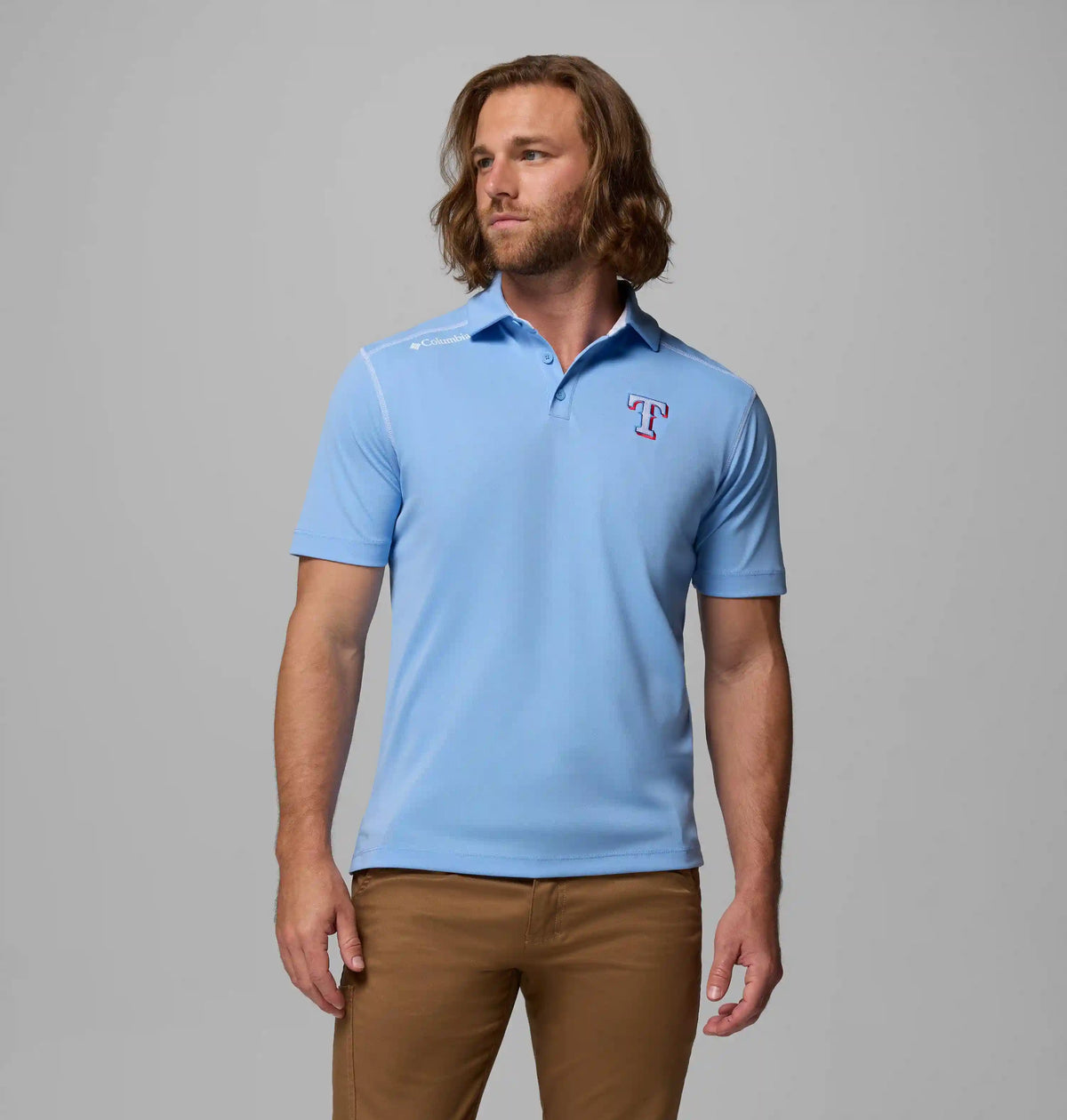 Men's Shotgun Polo - Texas Rangers