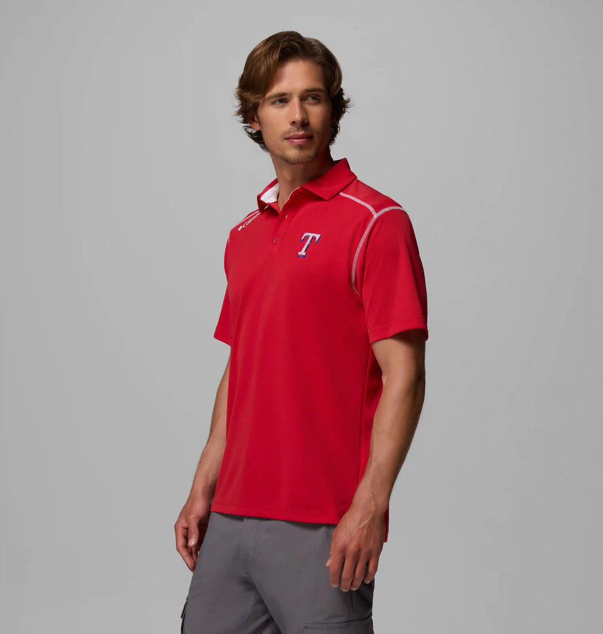 Men's Shotgun Polo - Texas Rangers