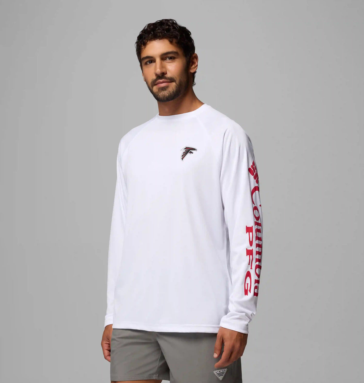 Men's NFL PFG Terminal Tackle™ Long Sleeve Shirt Atlanta Falcons