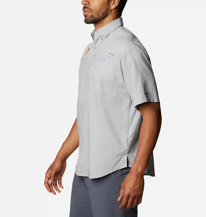 Men's Collegiate PFG Tamiami Short Sleeve Shirt - Tall - Texas