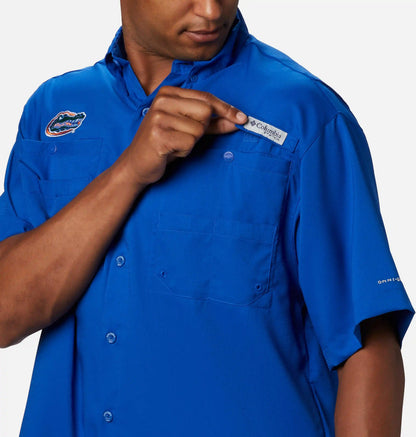 Men's Collegiate PFG Tamiami Short Sleeve Shirt - Tall - Florida