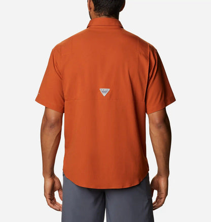 Men's Collegiate PFG Tamiami Short Sleeve Shirt - Tall - Texas